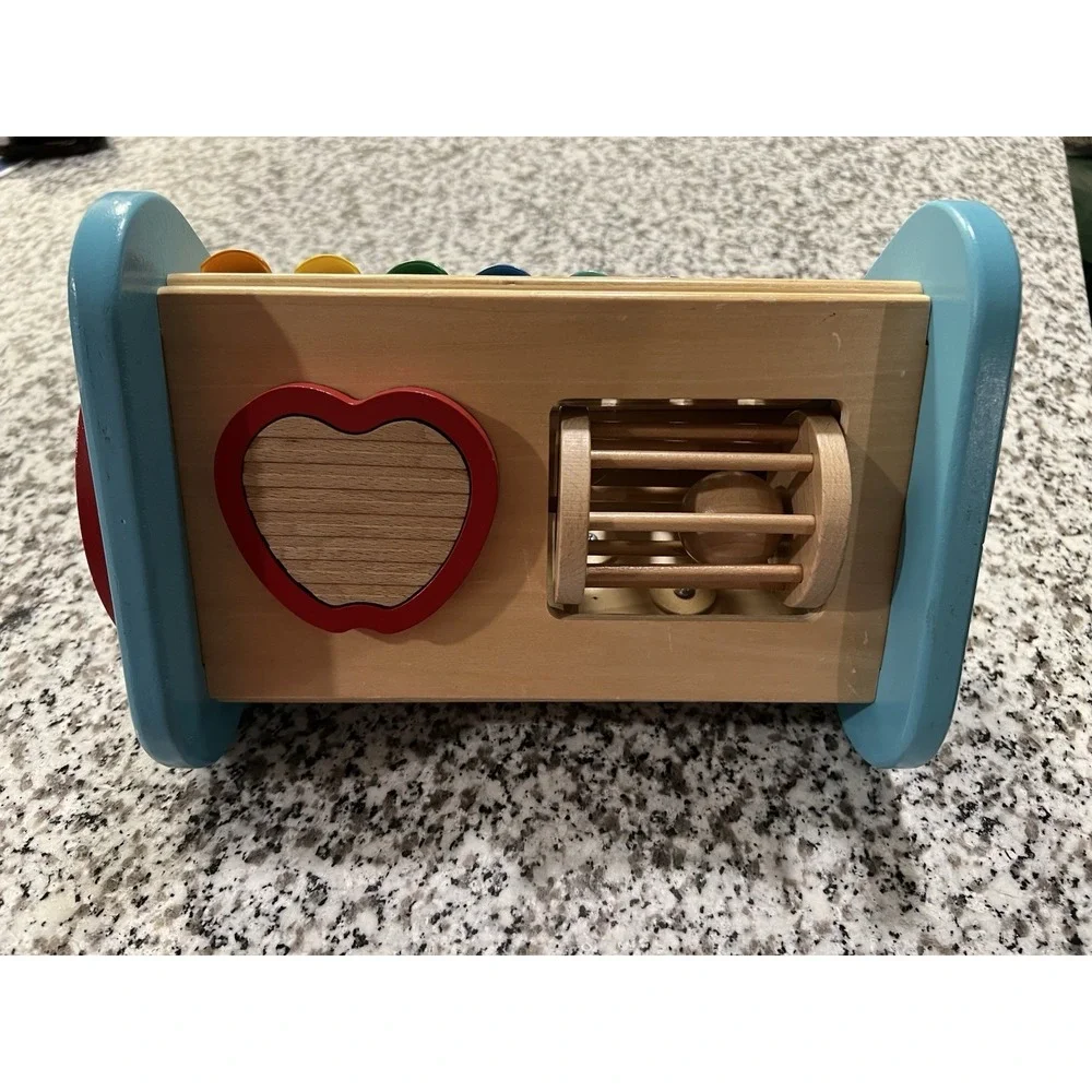 Pottery Barn Kids 3-in-1 Wooden Toy Music Brainsmith‎ Activity Center 2016